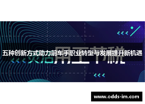 五种创新方式助力前车手职业转型与发展提升新机遇
