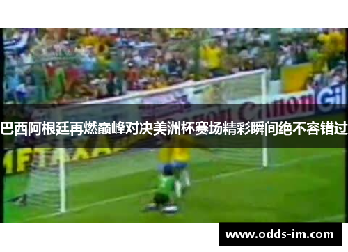 巴西阿根廷再燃巅峰对决美洲杯赛场精彩瞬间绝不容错过